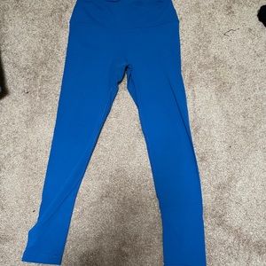 Blue leggings
